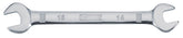 DeWALT DWMT75434OSP Open End Wrench, Metric, 14 x 15 mm Head, 7-13/32 in L, Polished Chrome